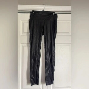 Faux Leather Leggings - Medium